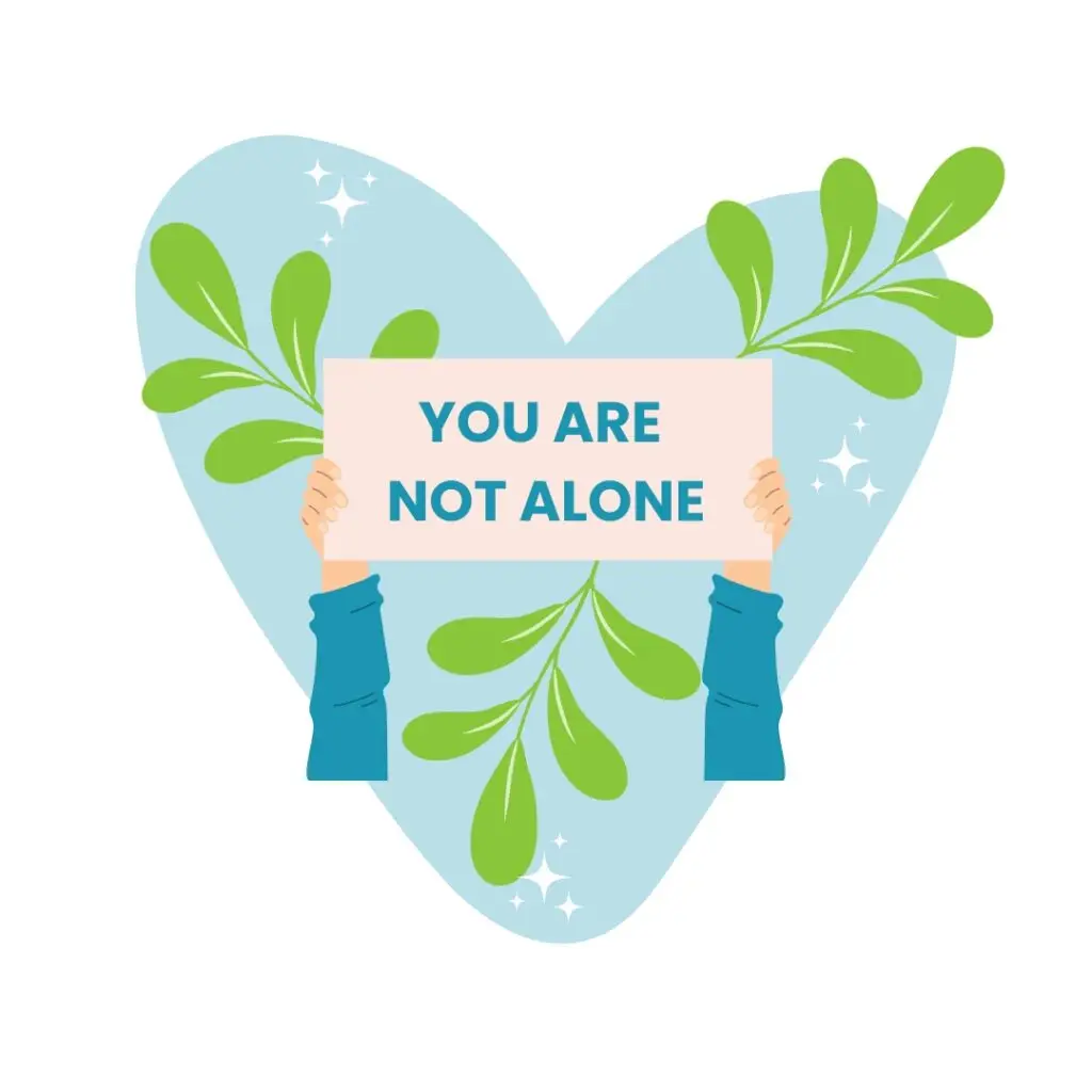 You are not alone blog graphic