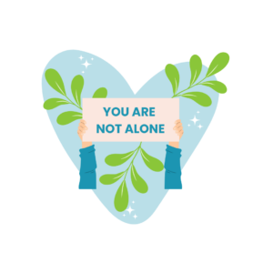 You are not alone blog graphic
