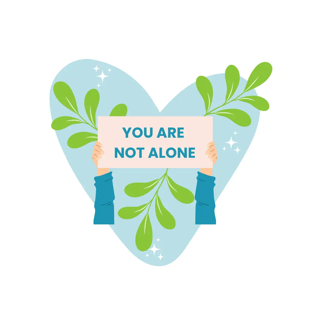 You are not alone blog graphic